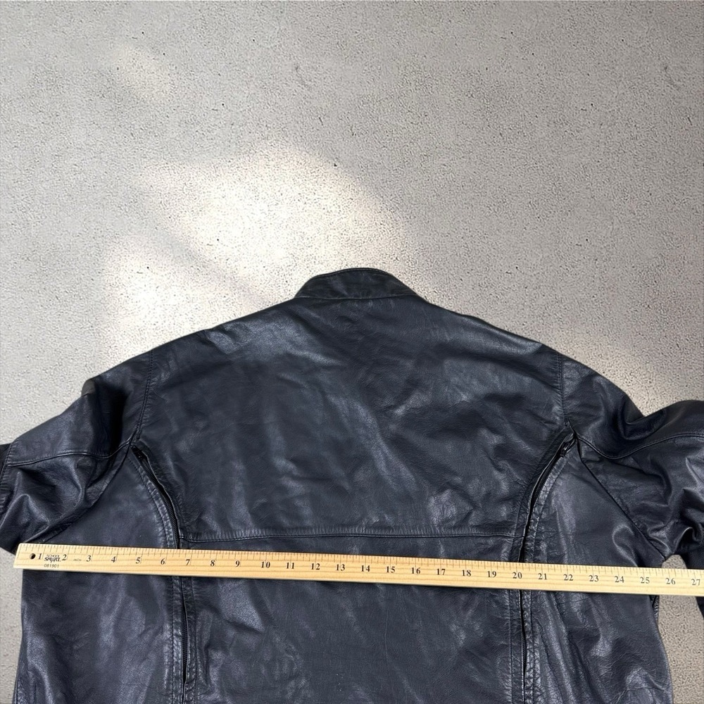 Vintage Firstgear Hein Gericke Leather Motorcycle Jacket Men's XL Tall - Picture 5 of 6